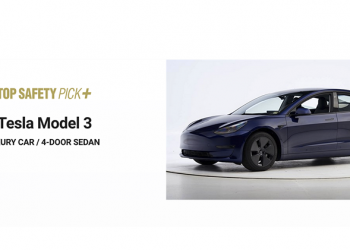 移除雷達的 Model 3，以 Tesla Vision 再刷最高安全評價