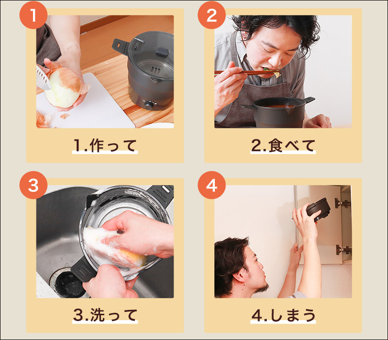 日本 THANKO 推出個人摺疊拉麵鍋：快速摺疊好收納、乾麵、湯麵都能煮，支持國際電壓超方便 - 電腦王阿達