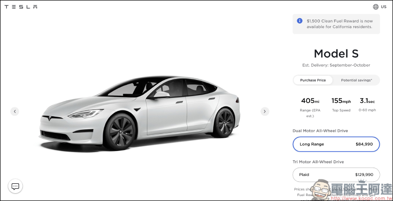 特斯拉 Model S LR、Model X LR 美國售價各漲約 14 萬元,目前台灣尚未跟進調漲 - 電腦王阿達 特斯拉 Model S LR、Model X LR 美國售價各漲約 14 萬元,目前台灣尚未跟進調漲 - 電腦王阿達