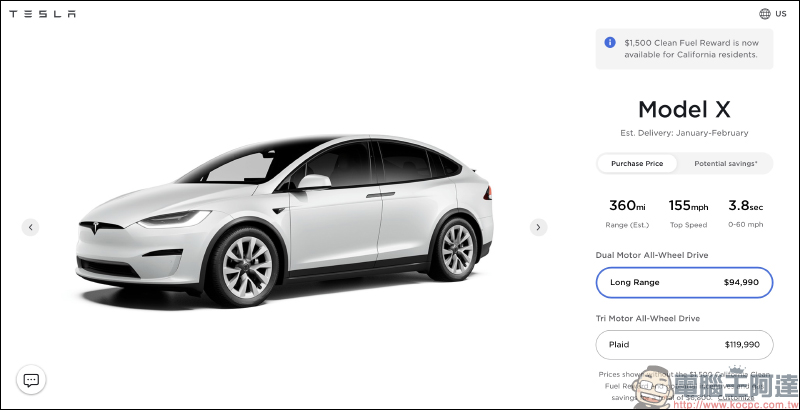特斯拉 Model S LR、Model X LR 美國售價各漲約 14 萬元,目前台灣尚未跟進調漲 - 電腦王阿達 特斯拉 Model S LR、Model X LR 美國售價各漲約 14 萬元,目前台灣尚未跟進調漲 - 電腦王阿達