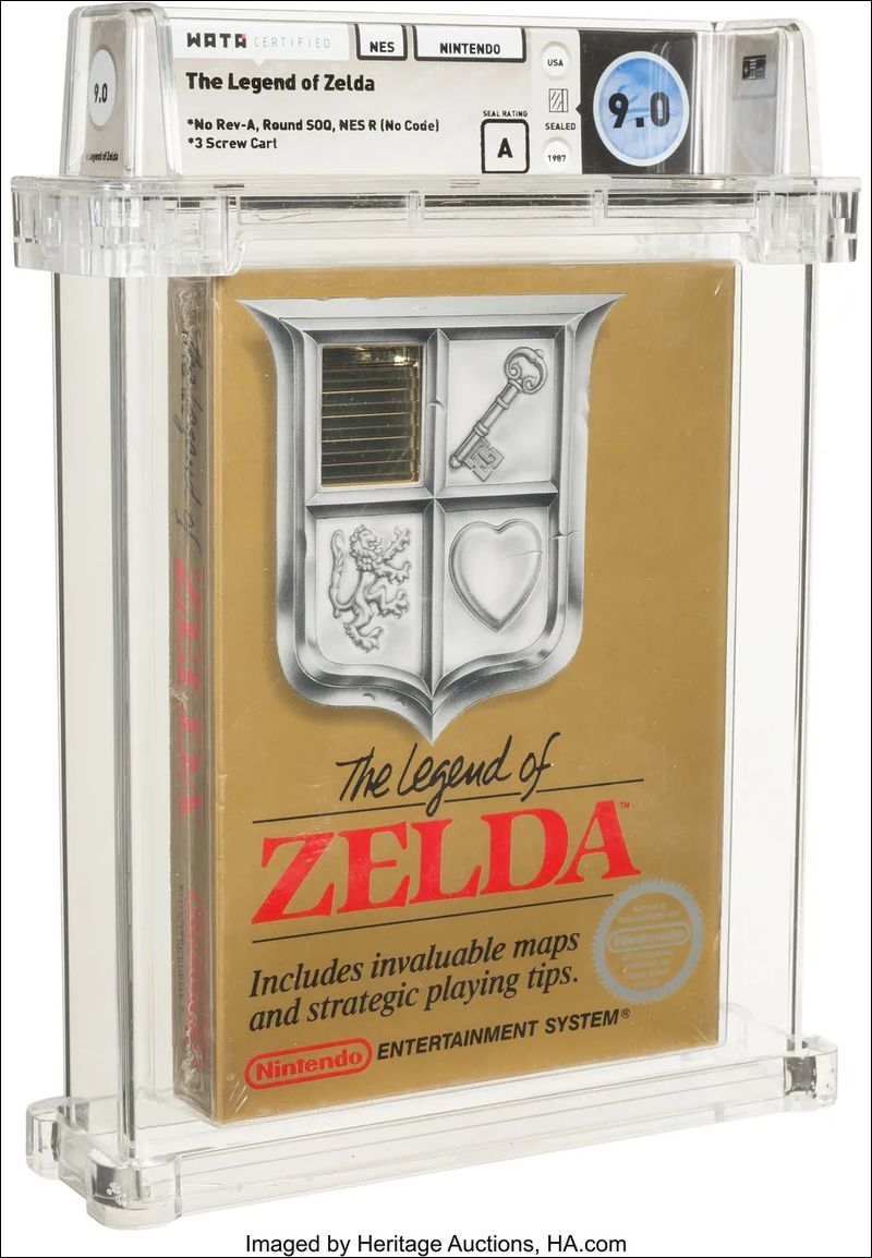 拍賣場新傳奇，NES 版《薩爾達傳說》打破《超級瑪利歐兄弟》遊戲拍賣天價紀錄 - 電腦王阿達