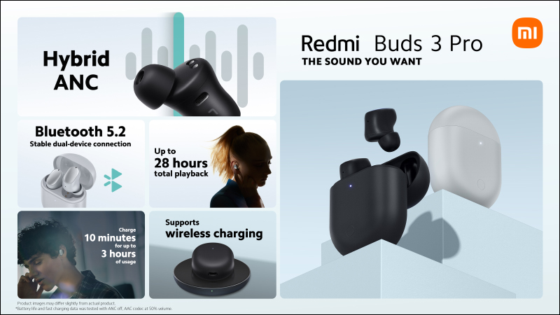 Redmi Buds 3 Pro 真無線降噪耳機全球市場發表:35dB 主動降噪、支援通透模式、28 小時長續航與無線充電,未來有望在台推出! - 電腦王阿達 Redmi Buds 3 Pro 真無線降噪耳機全球市場發表:35dB 主動降噪、支援通透模式、28 小時長續航與無線充電,未來有望在台推出! - 電腦王阿達