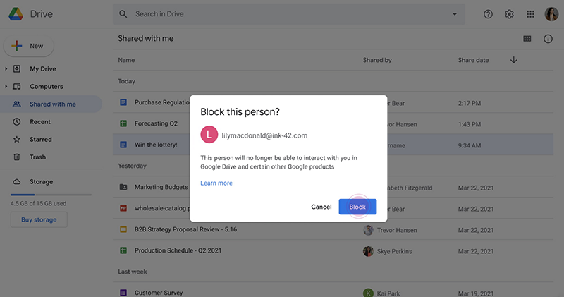 受釣魚攻擊所苦的 Google Drive 終於加入封鎖功能(終於...) - 電腦王阿達 受釣魚攻擊所苦的 Google Drive 終於加入封鎖功能(終於...) - 電腦王阿達