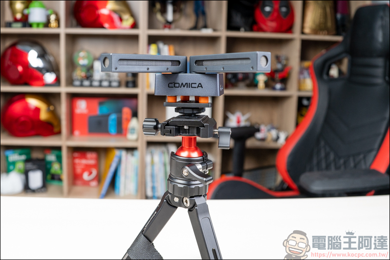 Kamera 錄影設備開箱｜COMICA BoomX-D D2 迷你無線麥克風、COMICA TRAXSHOT 全功能變形麥克風、Kamera T3 提詞機、MAMEN LED-D01，提升影片質感的好幫手 - 電腦王阿達