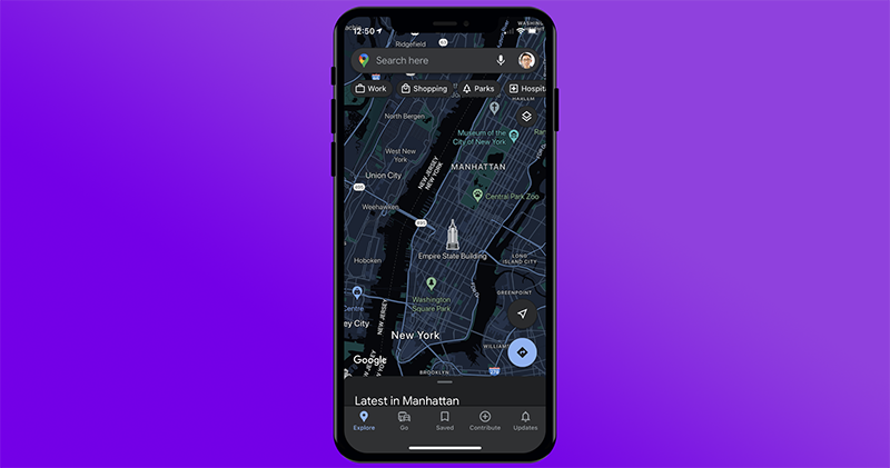 iOS 版 Google Maps 也有深色介面，iMessage 位置分享變得更實用了 - 電腦王阿達