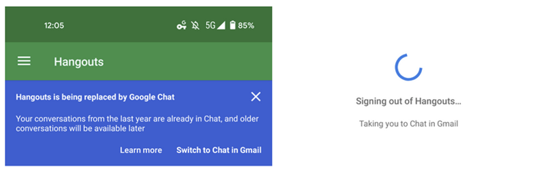 Hangouts 死期近了?Google 提供轉移按鈕「貼心(?)」幫你順便登出 - 電腦王阿達 Hangouts 死期近了?Google 提供轉移按鈕「貼心(?)」幫你順便登出 - 電腦王阿達