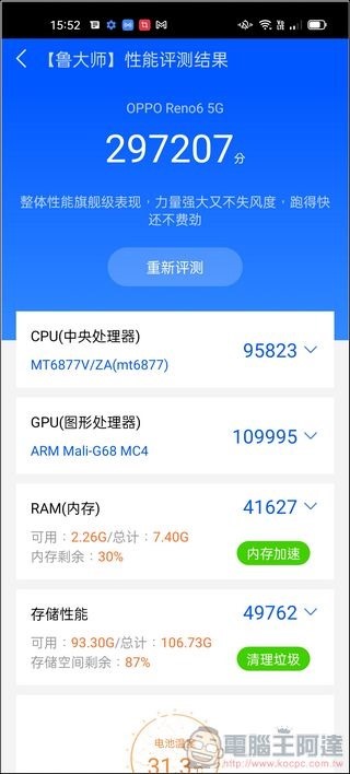 OPPO Reno6 5G 效能測試 - 06 OPPO Reno6 5G 效能測試 - 06