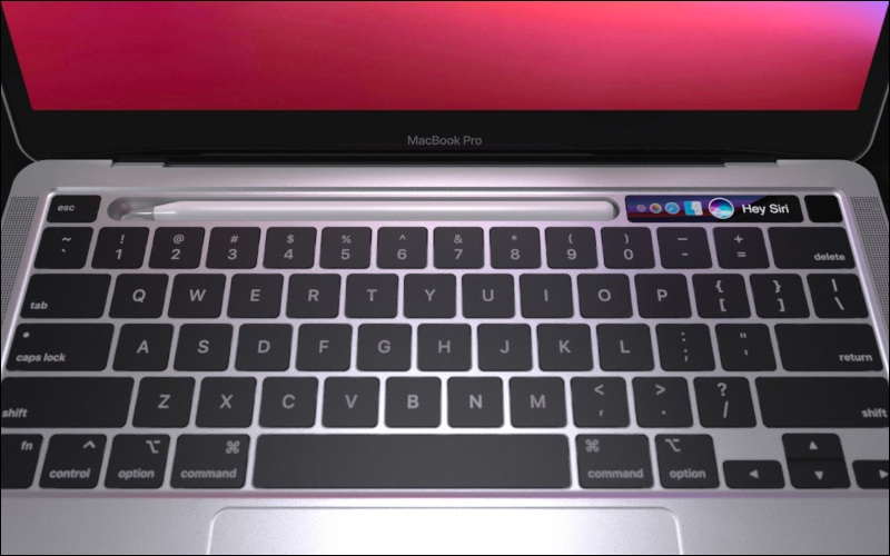 謠傳 MacBook Pro 將取消 Touch Bar 改為收納 Apple Pencil 底座 - 電腦王阿達