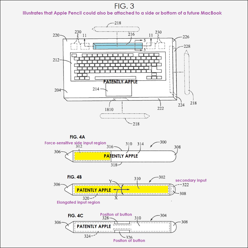 謠傳 MacBook Pro 將取消 Touch Bar 改為收納 Apple Pencil 底座 - 電腦王阿達