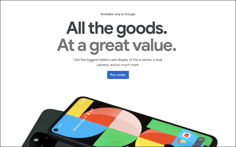 Google Pixel 5a 正式發表:搭載金屬機身、4680mAh 大容量電池、支持 IP67 防水機能與森林綠配色,售價 449 美元 - 電腦王阿達 Google Pixel 5a 正式發表:搭載金屬機身、4680mAh 大容量電池、支持 IP67 防水機能與森林綠配色,售價 449 美元 - 電腦王阿達