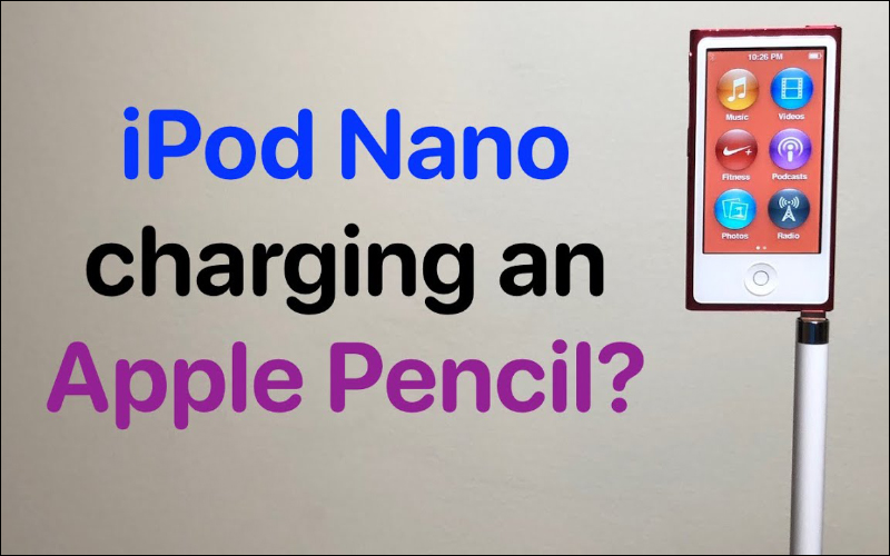 國外實測發現, iPod nano 7 可為 Apple Pencil 進行充電 - 電腦王阿達 國外實測發現, iPod nano 7 可為 Apple Pencil 進行充電 - 電腦王阿達