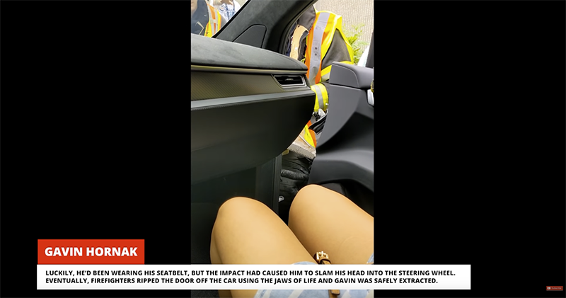 Tesla Model X 被大貨車「夾擊」,車體雖挺住但安全氣囊竟沒有啟動(傻眼) - 電腦王阿達 Tesla Model X 被大貨車「夾擊」,車體雖挺住但安全氣囊竟沒有啟動(傻眼) - 電腦王阿達