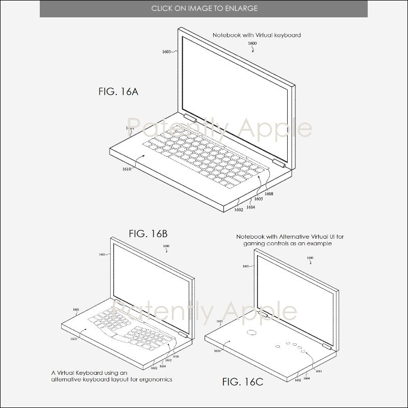 Apple 最新專利曝光!正在開發具有虛擬鍵盤和無線充電功能的雙顯示 MacBook - 電腦王阿達 Apple 最新專利曝光!正在開發具有虛擬鍵盤和無線充電功能的雙顯示 MacBook - 電腦王阿達