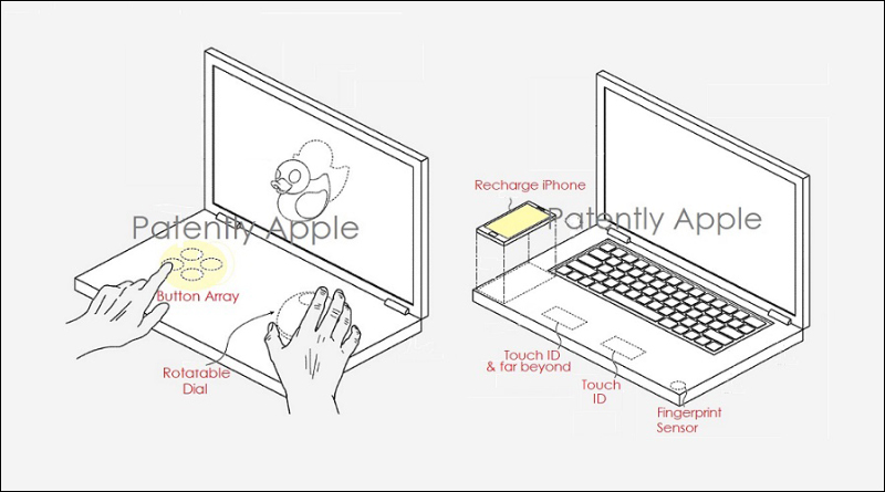 Apple 最新專利曝光！正在開發具有虛擬鍵盤和無線充電功能的雙顯示 MacBook - 電腦王阿達