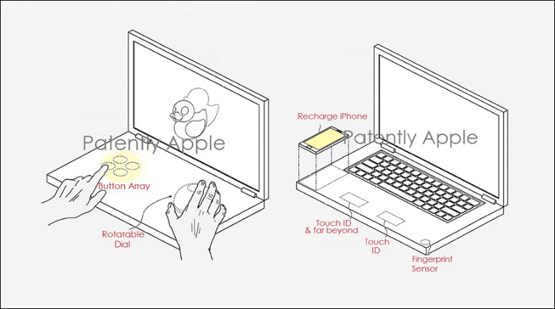 Apple 最新專利曝光!正在開發具有虛擬鍵盤和無線充電功能的雙顯示 MacBook - 電腦王阿達 Apple 最新專利曝光!正在開發具有虛擬鍵盤和無線充電功能的雙顯示 MacBook - 電腦王阿達