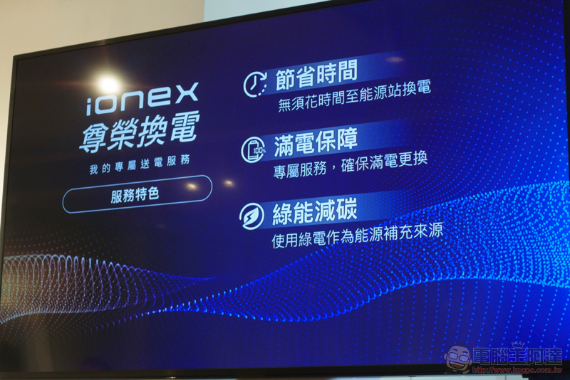 Ionex 尊榮換電正式登場，貼心為你省更多的專業能源服務 - 電腦王阿達