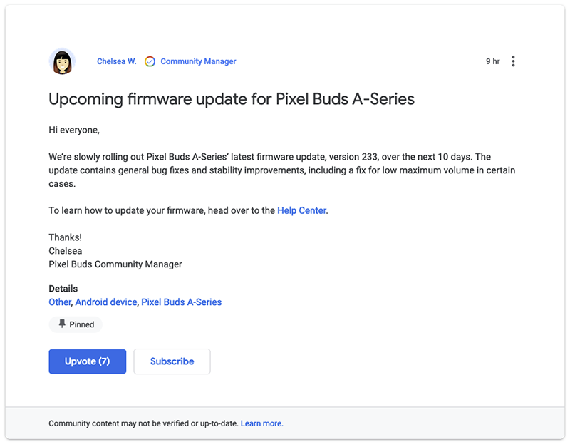 Pixel Buds A-Series 首個韌體更新降臨，怎麼安裝看這裡 - 電腦王阿達