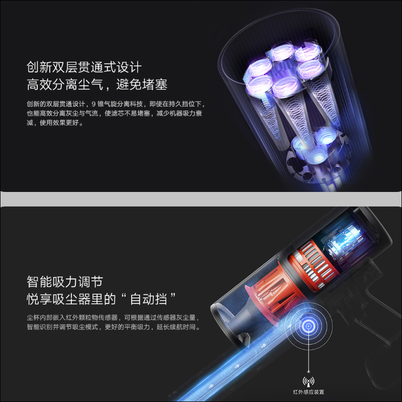 小米「米家輕羽無線吸塵器」推出:1.2 公斤羽量級超輕主機、碳纖維桿身、100AW 最大吸力 - 電腦王阿達 小米「米家輕羽無線吸塵器」推出:1.2 公斤羽量級超輕主機、碳纖維桿身、100AW 最大吸力 - 電腦王阿達
