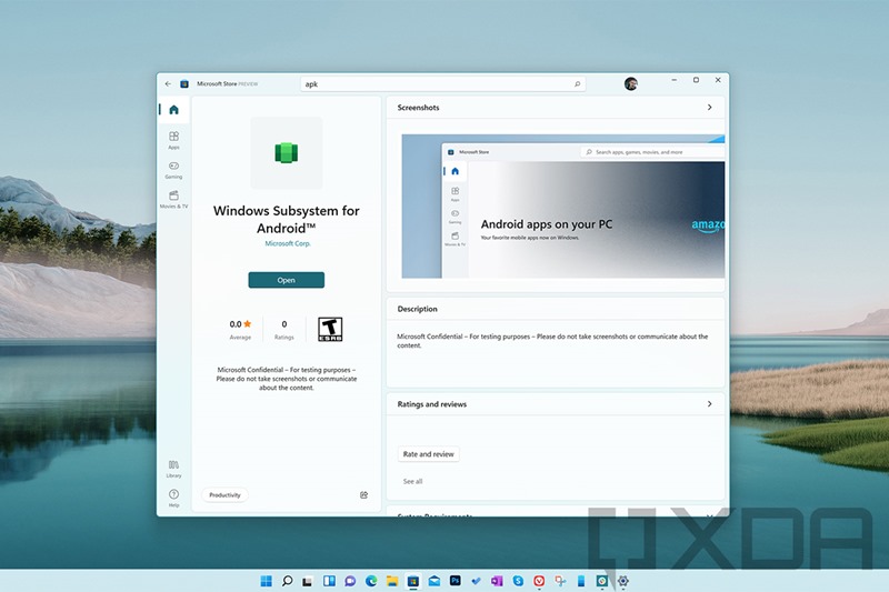 windows-subsystem-for-android windows-subsystem-for-android