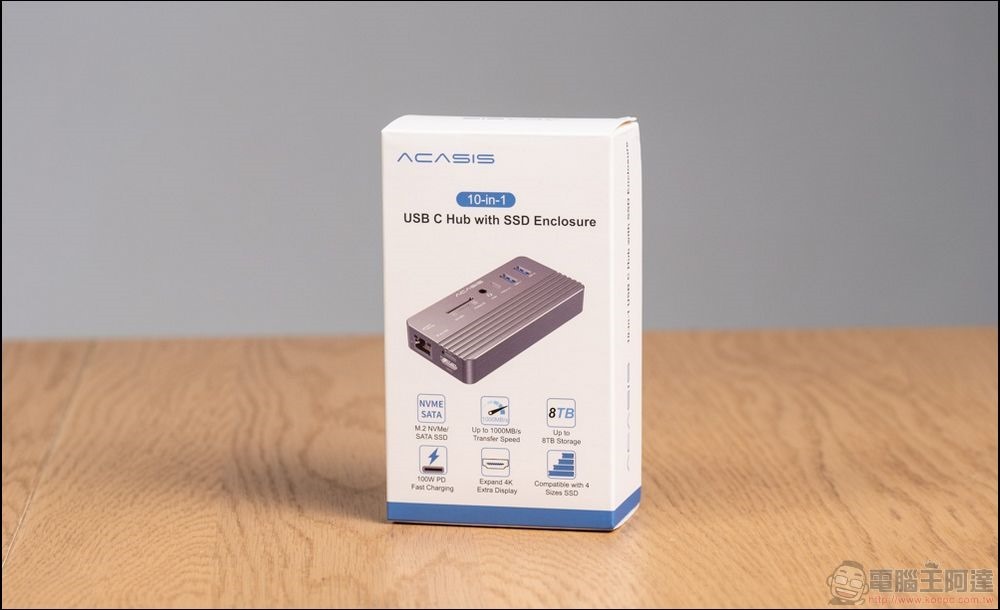 ACASIS 10-in-1 SSD 集線盒開箱 - 02 ACASIS 10-in-1 SSD 集線盒開箱 - 02
