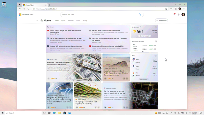 微軟推出新的個人化新聞服務 「Microsoft Start」，專為 Windows 11 與行動裝置而設計 - 電腦王阿達