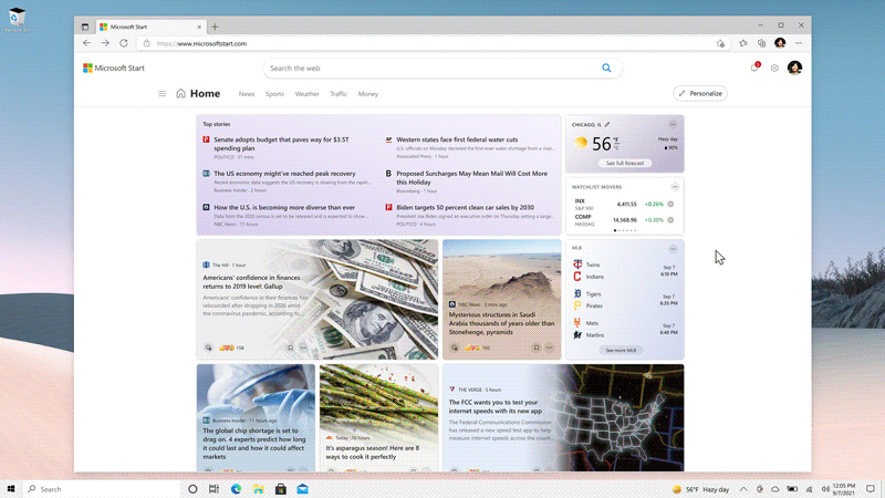 微軟推出新的個人化新聞服務 「Microsoft Start」，專為 Windows 11 與行動裝置而設計 - 電腦王阿達