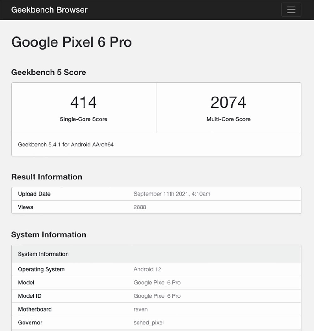 Pixel 6 Pro 跑分在 Geekbench 現身,Tensor 晶片架構可見端倪 - 電腦王阿達 Pixel 6 Pro 跑分在 Geekbench 現身,Tensor 晶片架構可見端倪 - 電腦王阿達