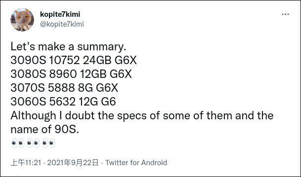 NVIDIA RTX 30 Super 顯卡規格被爆料，最快 2022 年見到 - 電腦王阿達