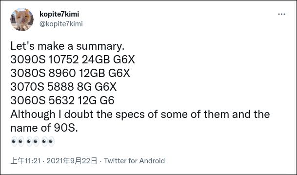 NVIDIA RTX 30 Super 顯卡規格被爆料,最快 2022 年見到 - 電腦王阿達 NVIDIA RTX 30 Super 顯卡規格被爆料,最快 2022 年見到 - 電腦王阿達