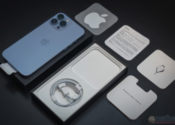 iPhone 13 Pro Max 開箱圖賞，用 imos 全機防護將天峰藍的滑順永留手心