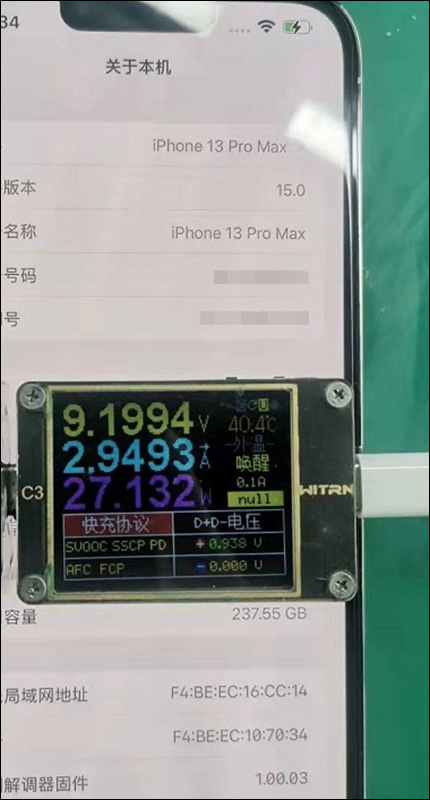 國外 YouTuber 進行 iPhone 13 Pro Max 電池壓力測試破紀錄,連續使用近 10 小時也沒問題!快充峰值可達 27W - 電腦王阿達 國外 YouTuber 進行 iPhone 13 Pro Max 電池壓力測試破紀錄,連續使用近 10 小時也沒問題!快充峰值可達 27W - 電腦王阿達