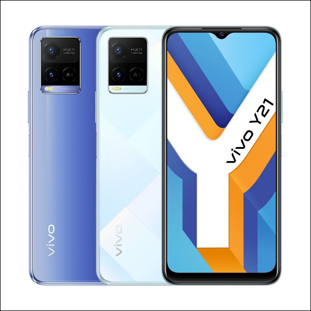 vivo Y21配備6.51吋大螢幕和5,000mAh大電量,售價5,490元。 vivo Y21配備6.51吋大螢幕和5,000mAh大電量,售價5,490元。