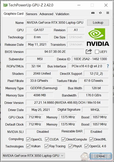MSI Summit E16 Flip 系統與效能測試 - 22 MSI Summit E16 Flip 系統與效能測試 - 22