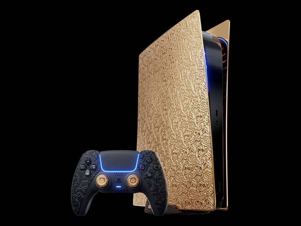 CAVIAR 推出極致奢華感的全新黃金版 PS5 ，售價高達約 979 萬元 - 電腦王阿達