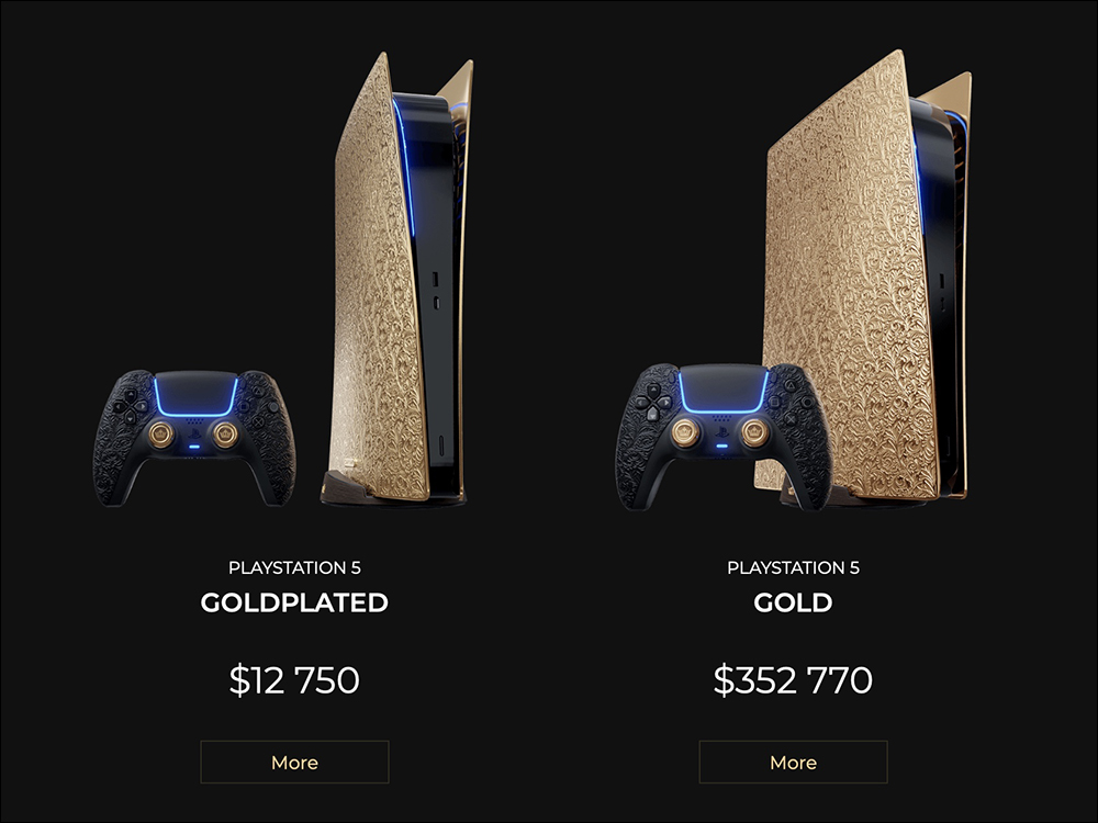 CAVIAR 推出極致奢華感的全新黃金版 PS5 ，售價高達約 979 萬元 - 電腦王阿達