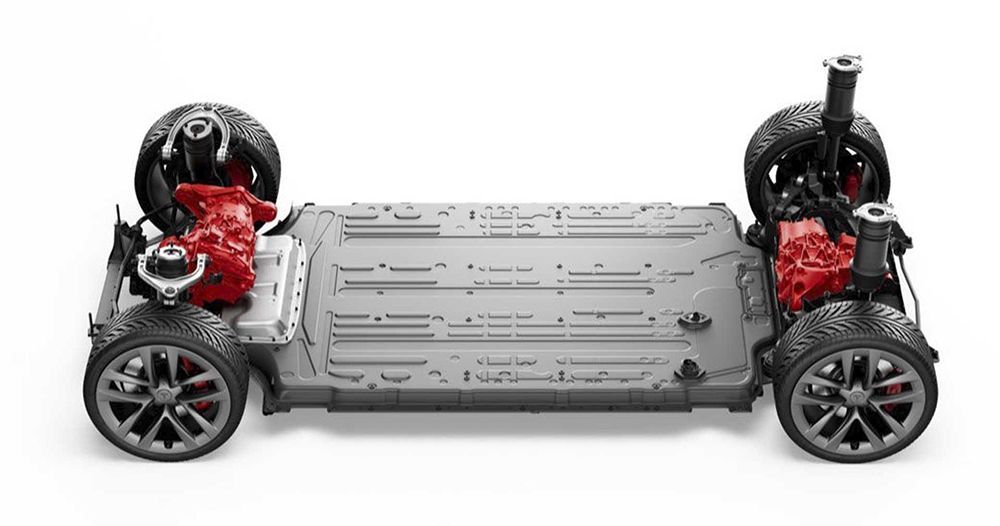Model S Plaid 新電池模組拆解