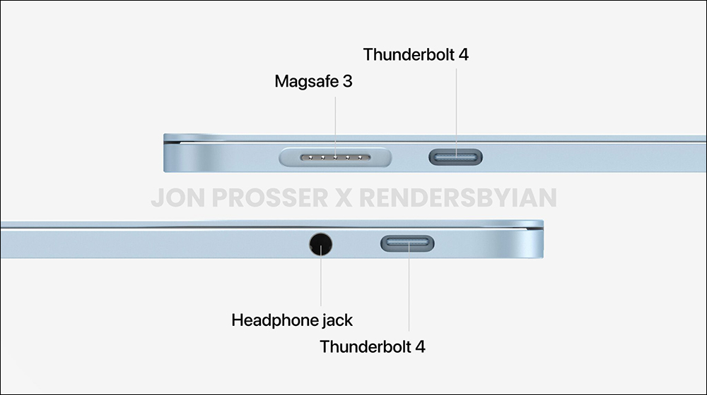 MacBook Air M2 全新外觀渲染圖曝光:瀏海螢幕、MagSafe 3 磁吸充電、白色鍵盤與螢幕邊框 - 電腦王阿達 MacBook Air M2 全新外觀渲染圖曝光:瀏海螢幕、MagSafe 3 磁吸充電、白色鍵盤與螢幕邊框 - 電腦王阿達