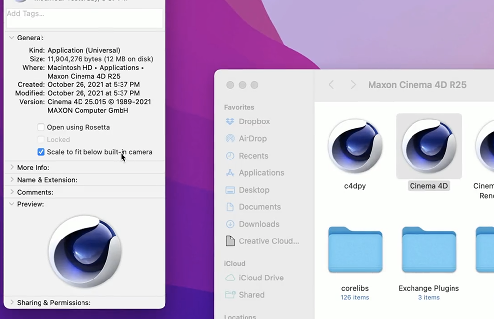 為了避免瀏海遮檔選單列，Apple 為 Mac App 提供「自動縮放」的調整設置 - 電腦王阿達