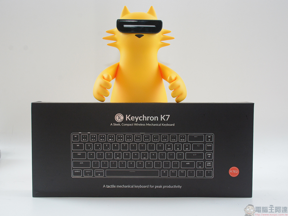 Keychron K7 極輕薄無線機械式鍵盤(炫彩版)開箱動手玩:纖巧便攜好手感,造就移動辦公高效生產力 - 電腦王阿達 Keychron K7 極輕薄無線機械式鍵盤(炫彩版)開箱動手玩:纖巧便攜好手感,造就移動辦公高效生產力 - 電腦王阿達