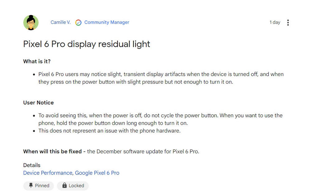 Pixel 6 Pro 可能出現的螢幕殘影 官方建議關機與開機皆長按電源鍵 - 電腦王阿達 Pixel 6 Pro 可能出現的螢幕殘影 官方建議關機與開機皆長按電源鍵 - 電腦王阿達
