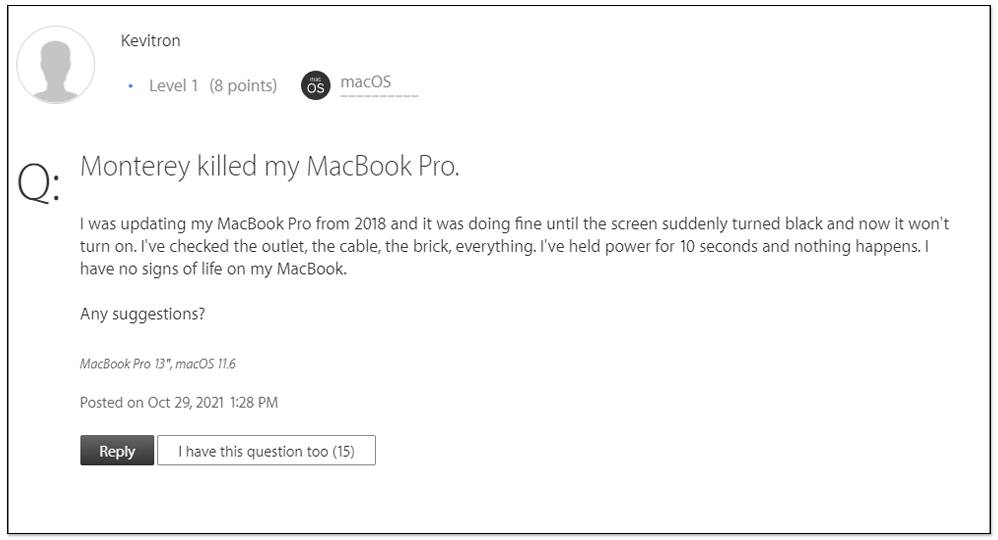 macOS Monterey 再傳新災情,老 Mac 升級後變磚、記憶體很快耗盡 - 電腦王阿達 macOS Monterey 再傳新災情,老 Mac 升級後變磚、記憶體很快耗盡 - 電腦王阿達