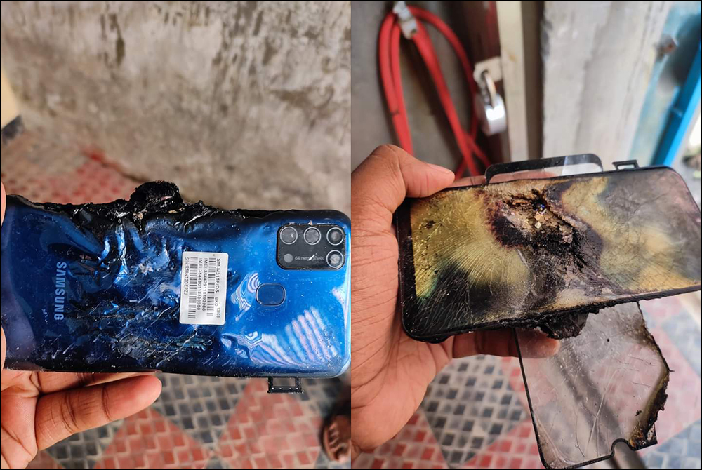 三星 Galaxy M31 於孟加拉發生起火事件，整部手機燒成焦黑 - 電腦王阿達