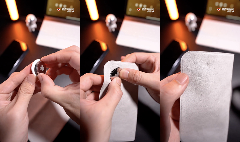 Apple 擦拭布經過土炮改造,將 AirTag 嵌入升級支援「尋找」功能 - 電腦王阿達 Apple 擦拭布經過土炮改造,將 AirTag 嵌入升級支援「尋找」功能 - 電腦王阿達
