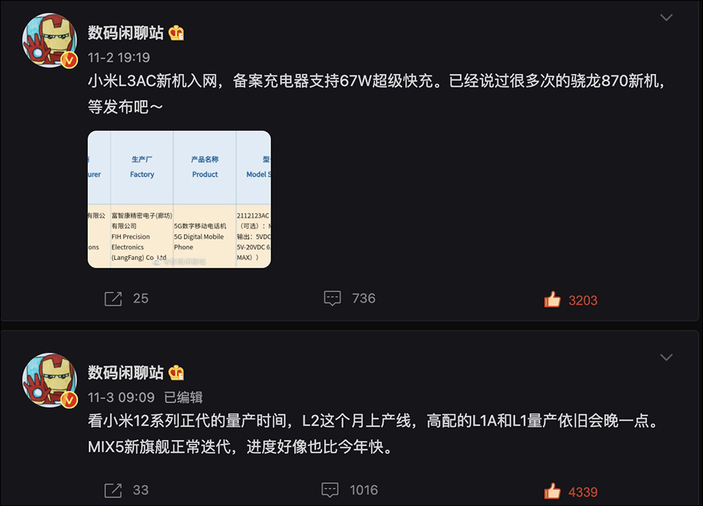 小米 12 系列等新品最新爆料:傳聞將有小尺寸版本旗艦新機!預計 12 月起發表 - 電腦王阿達 小米 12 系列等新品最新爆料:傳聞將有小尺寸版本旗艦新機!預計 12 月起發表 - 電腦王阿達