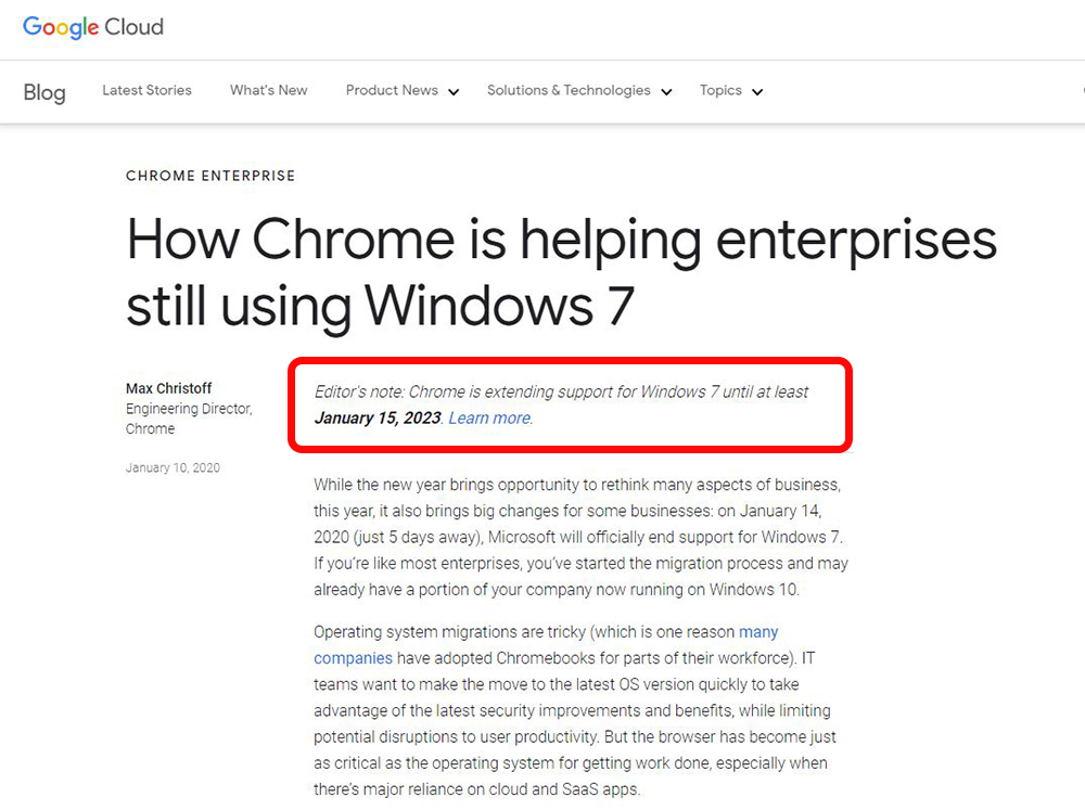 Chrome 瀏覽器對 Windows 7 的支援再度延長一年，至 2023 年 1 月止 - 電腦王阿達