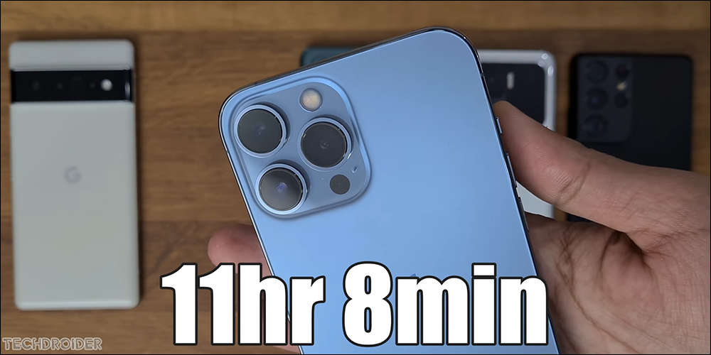 iPhone 13 Pro Max vs Pixel 6 Pro 、小米 11 Ultra、Galaxy S21 Ultra、OnePlus 9 Pro 電池消耗測試 - 電腦王阿達 iPhone 13 Pro Max vs Pixel 6 Pro 、小米 11 Ultra、Galaxy S21 Ultra、OnePlus 9 Pro 電池消耗測試 - 電腦王阿達