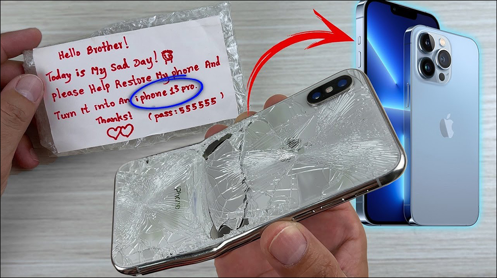 國外神人將爆裂的 iPhone X 移植成全新 iPhone 13 Pro - 電腦王阿達 國外神人將爆裂的 iPhone X 移植成全新 iPhone 13 Pro - 電腦王阿達