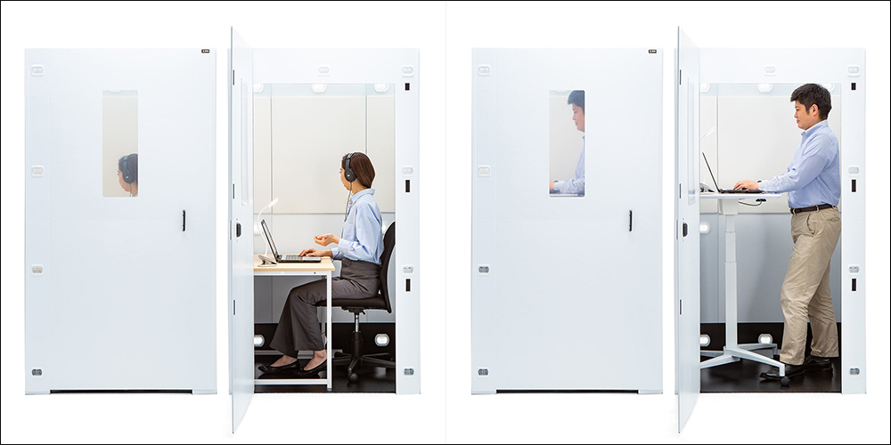 日本 Sanwa 推出專屬私人空間的簡易型辦公室，居家辦公也能感覺像在公司上班 - 電腦王阿達