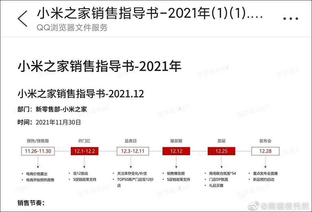 小米 12 傳聞將於 12 月 28 日發表：新一代小米數字旗艦，預計搭載高通最新 Snapdragon 8 Gen 1 處理器 - 電腦王阿達