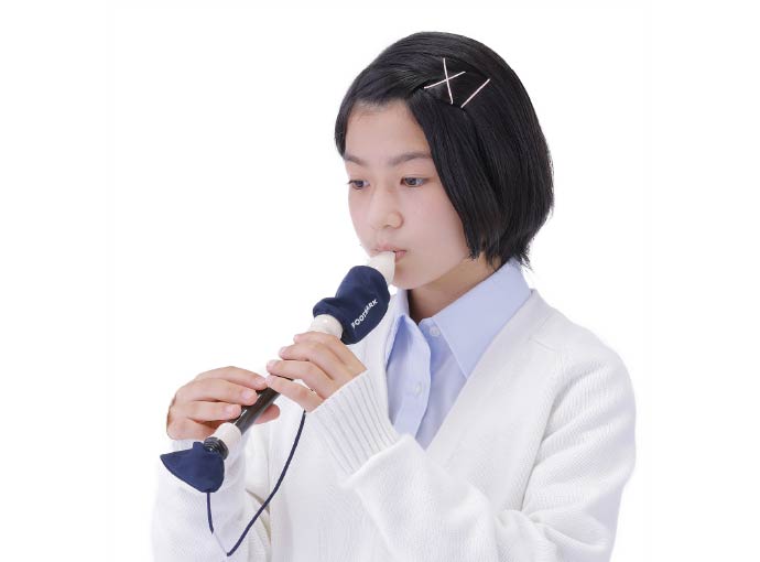 日本廠商針對容易噴濺口水的直笛、口哨 推出專用飛沫噴濺減少套 - 電腦王阿達